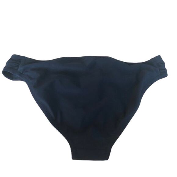 5/$25 Jessica Simpson Navy Blue Bikini Hipster Bottoms Size Large - Picture 4 of 5